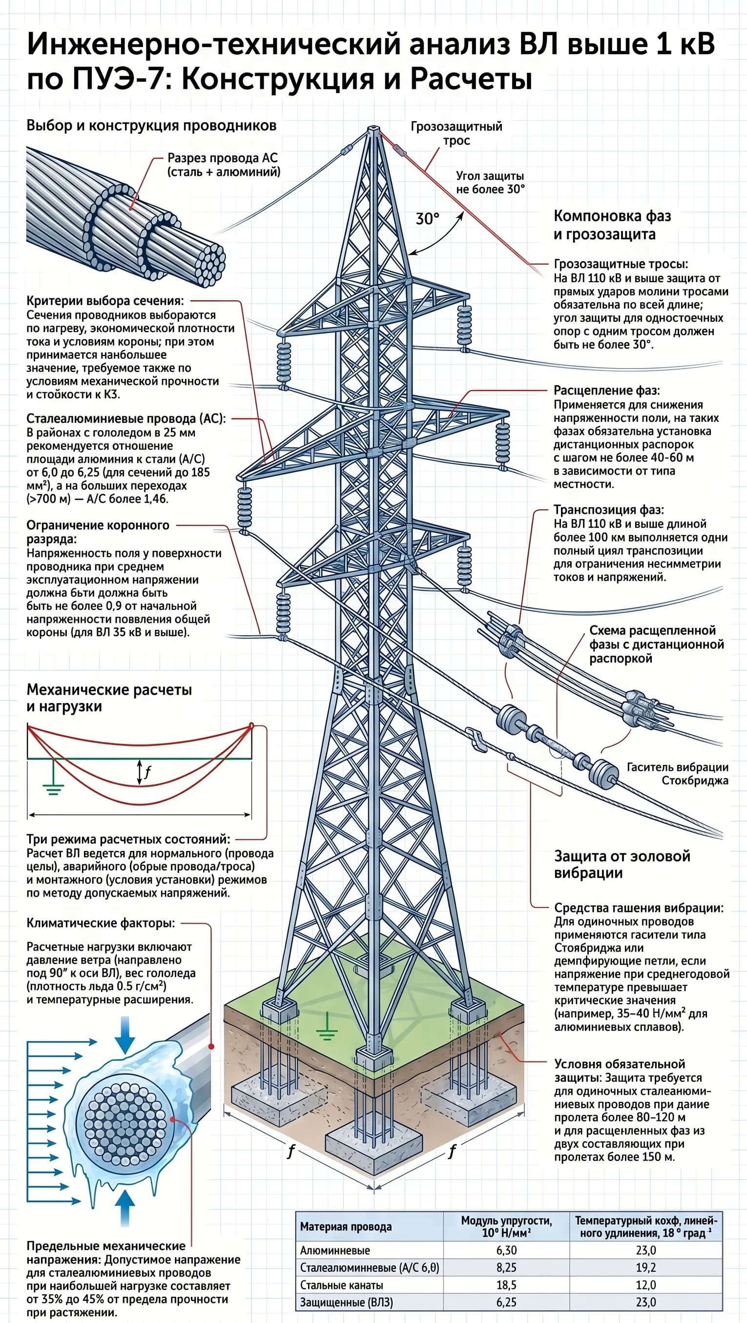Решётчатые vs Многогранные опоры ВЛ