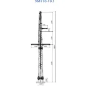 Чертеж Концевая опора КМ110-6