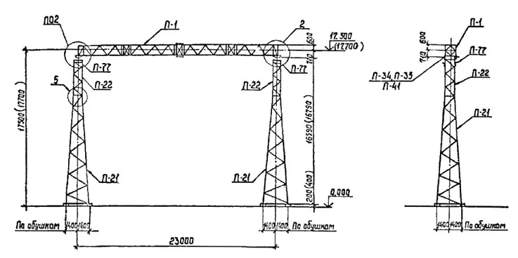 Чертеж КМД ПС-500-Л7