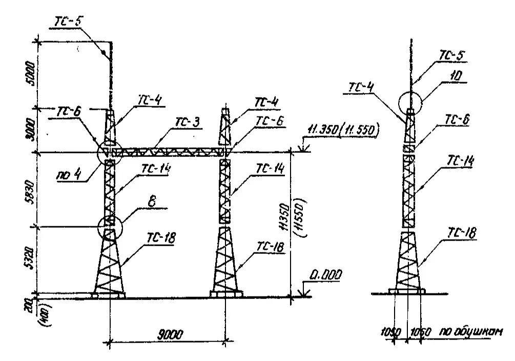 Чертеж КМД ПСТ-110 Я3