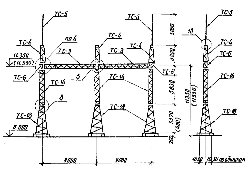 Чертеж КМД ПСТ-110 Я4