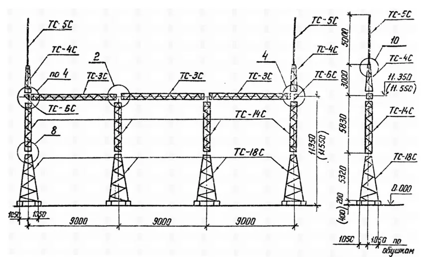 Чертеж КМД ПСТ-110 Я5С
